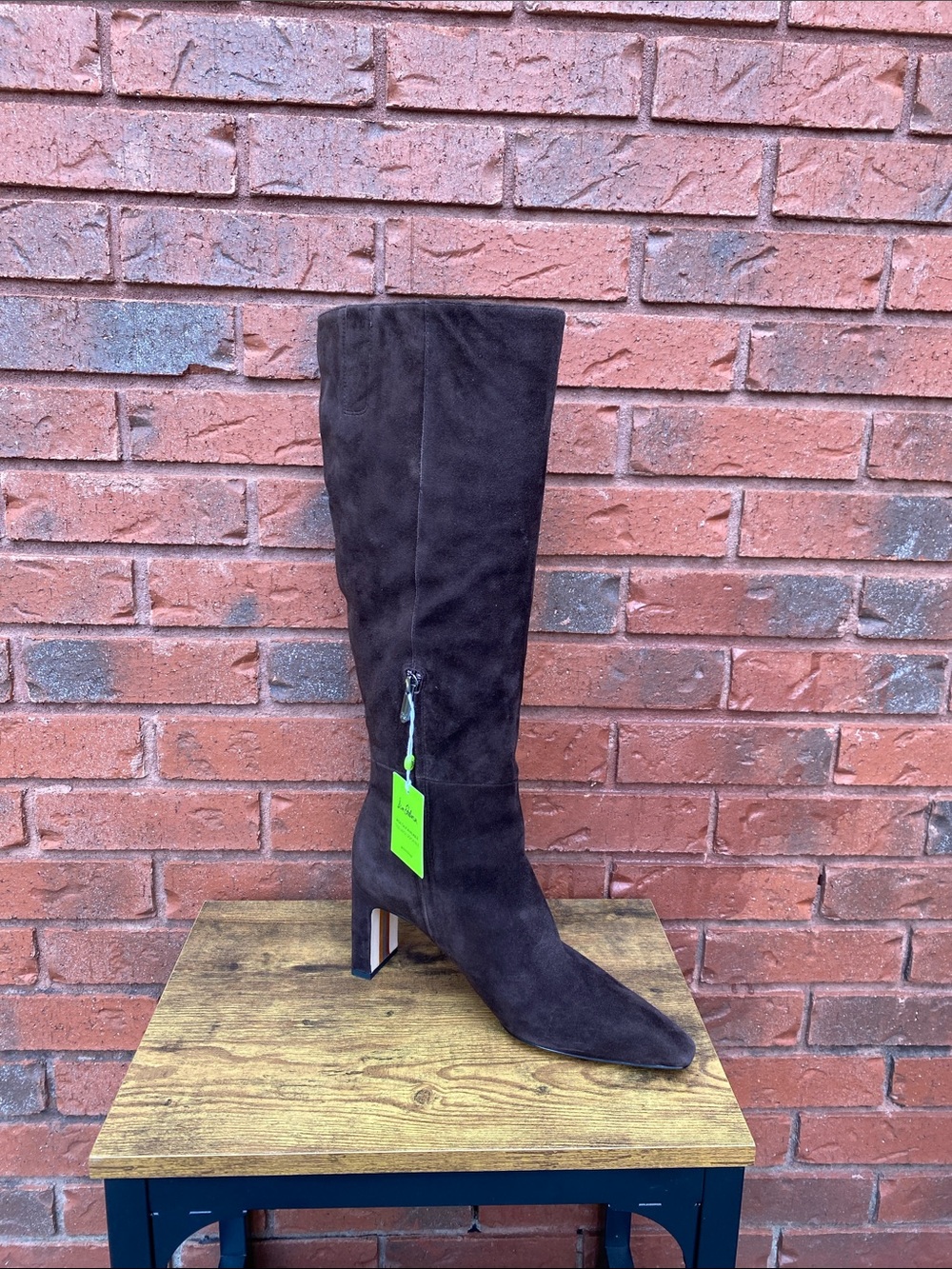 NWT Sam Edelman Brown Suede Knee-High Boots 10